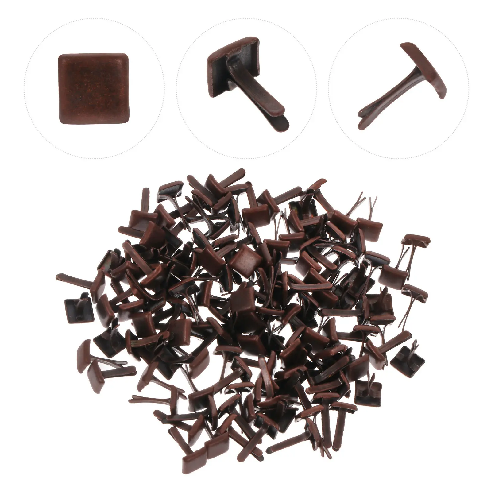 

300Pcs -Legged Nailheads Exquisite Craft Rivets Long-Lasting Fade-Resistant DIY Making Scrapbooking Photo