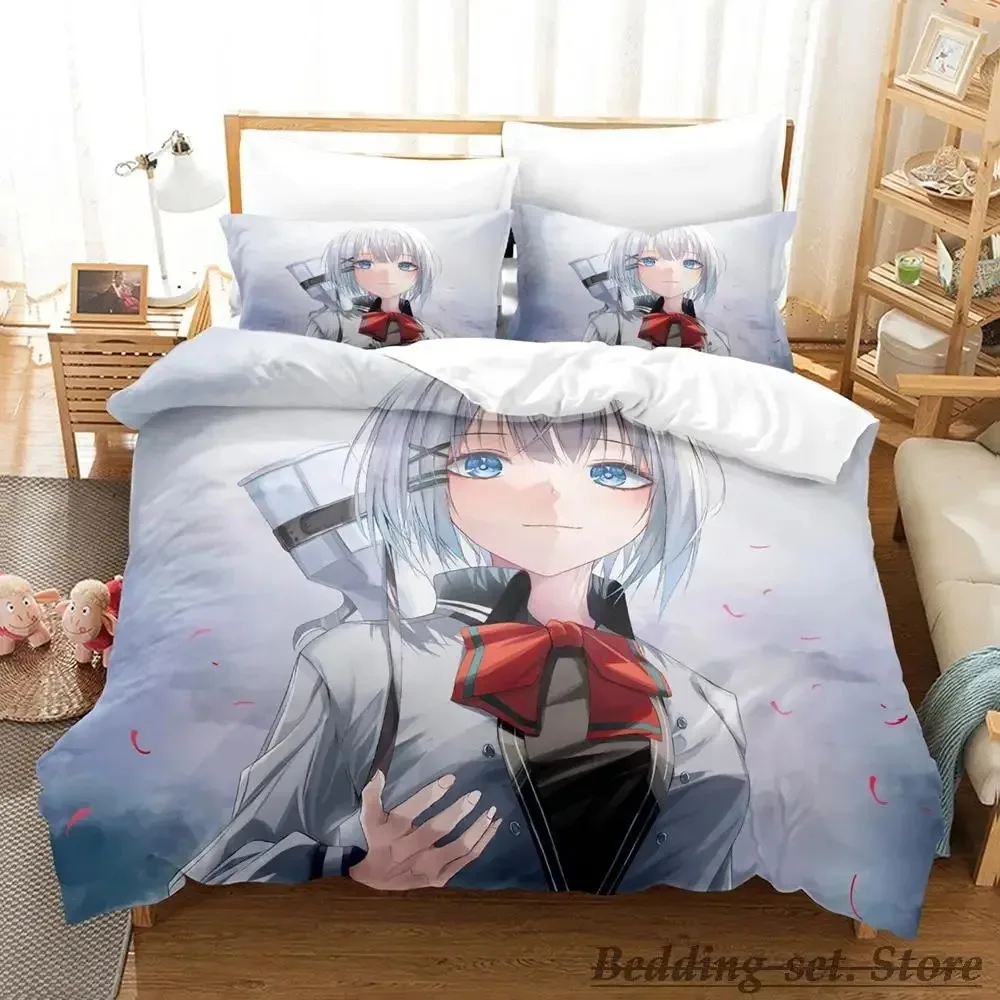 

New The Detective Is Already Dead Bedding Set Single Twin Full Queen King Size Bed Set Adult Kid Bedroom Duvetcover Sets Anime