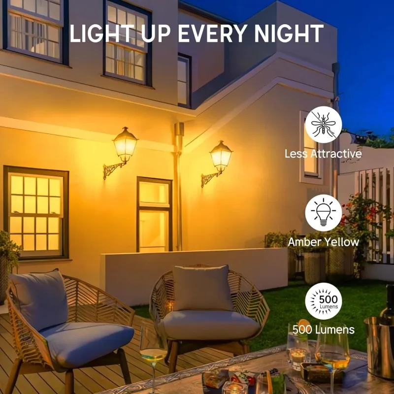 2/4/6pcs 12W A19 Led Bulb Light Sleep Amber Soft Lamp 1800K Warm Light Bulb for Home Healthy Sleep Turtle Friendly Light Lampara