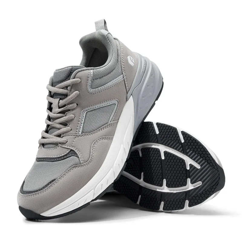 FitVille Wide Men Walking Shoes Casual Athletic Sneaker Foot Pain Relief Wide Width, Arch Support, Slip Resistant Rubber Outsole
