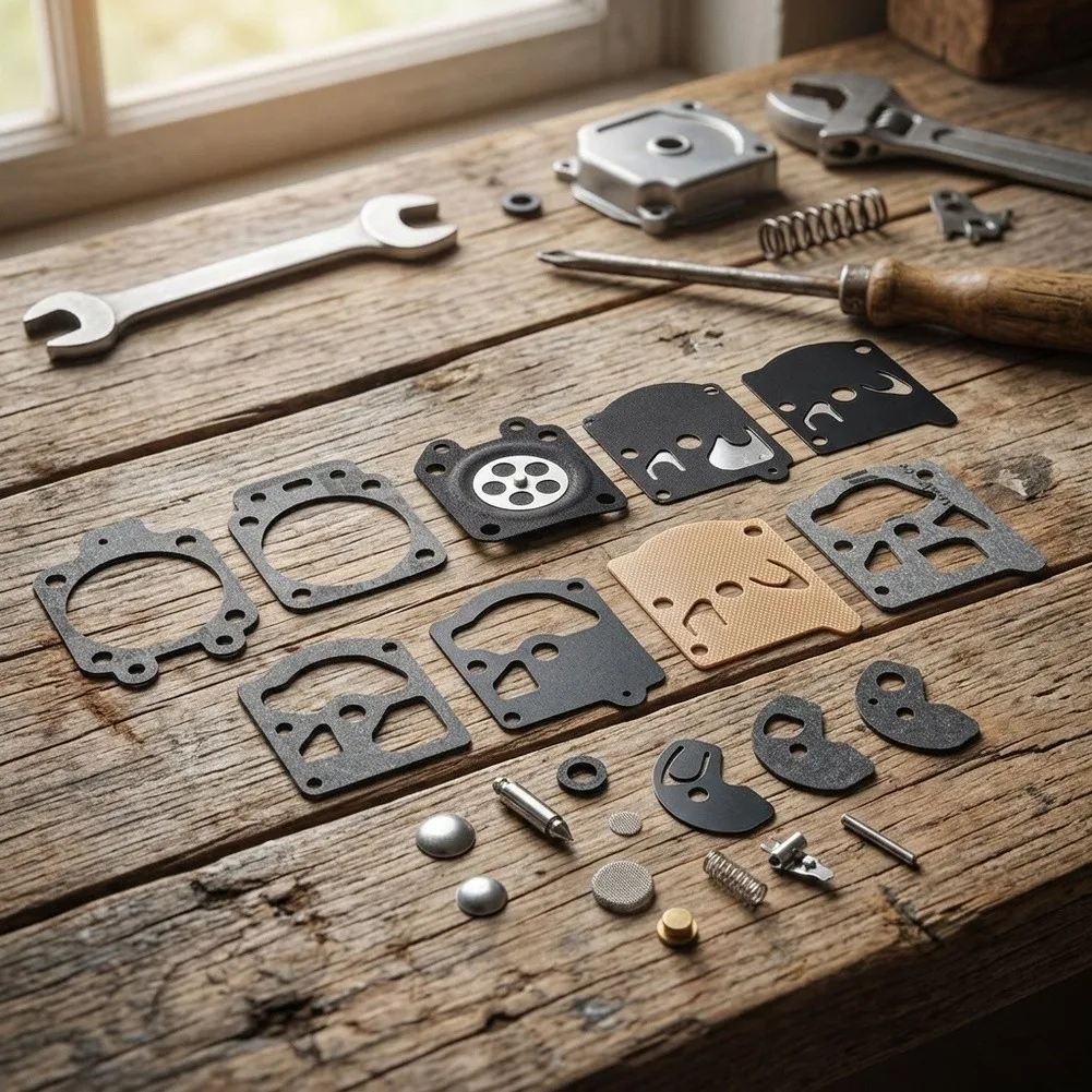 For Home Garage Repair Carburetor Repair Kit Fuel System Parts 22-piece Comprehensive Set Wear-resistant Components