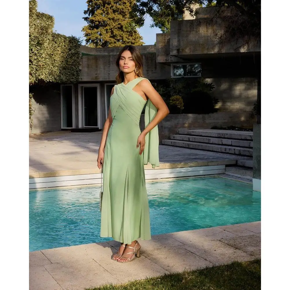 

Independent Station Women's Pure Color Chiffon Sa Slim Fit Dr Faionable Svel High Waist A-Line Skirt 864