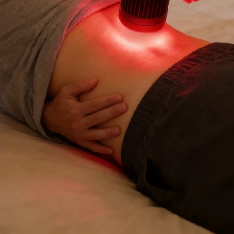 

Medical Grade Class IV 1295mW Cold Laser, Deep Tissue Penetration Red and NIR Light Therapy for Pain Management
