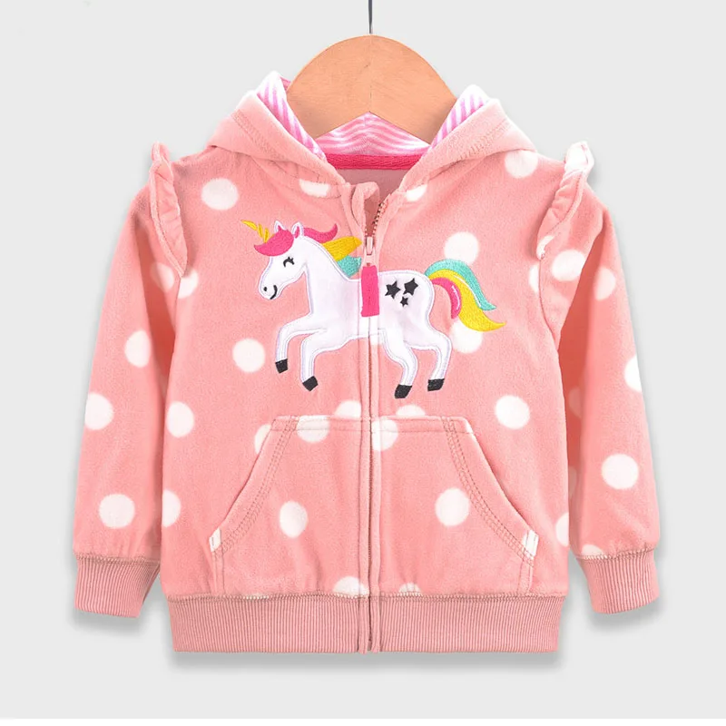 Toddler kids coats fleece boys jacket children clothes dinosaur girls clothes rainbow  kids jacket baby girl coat spring autumn