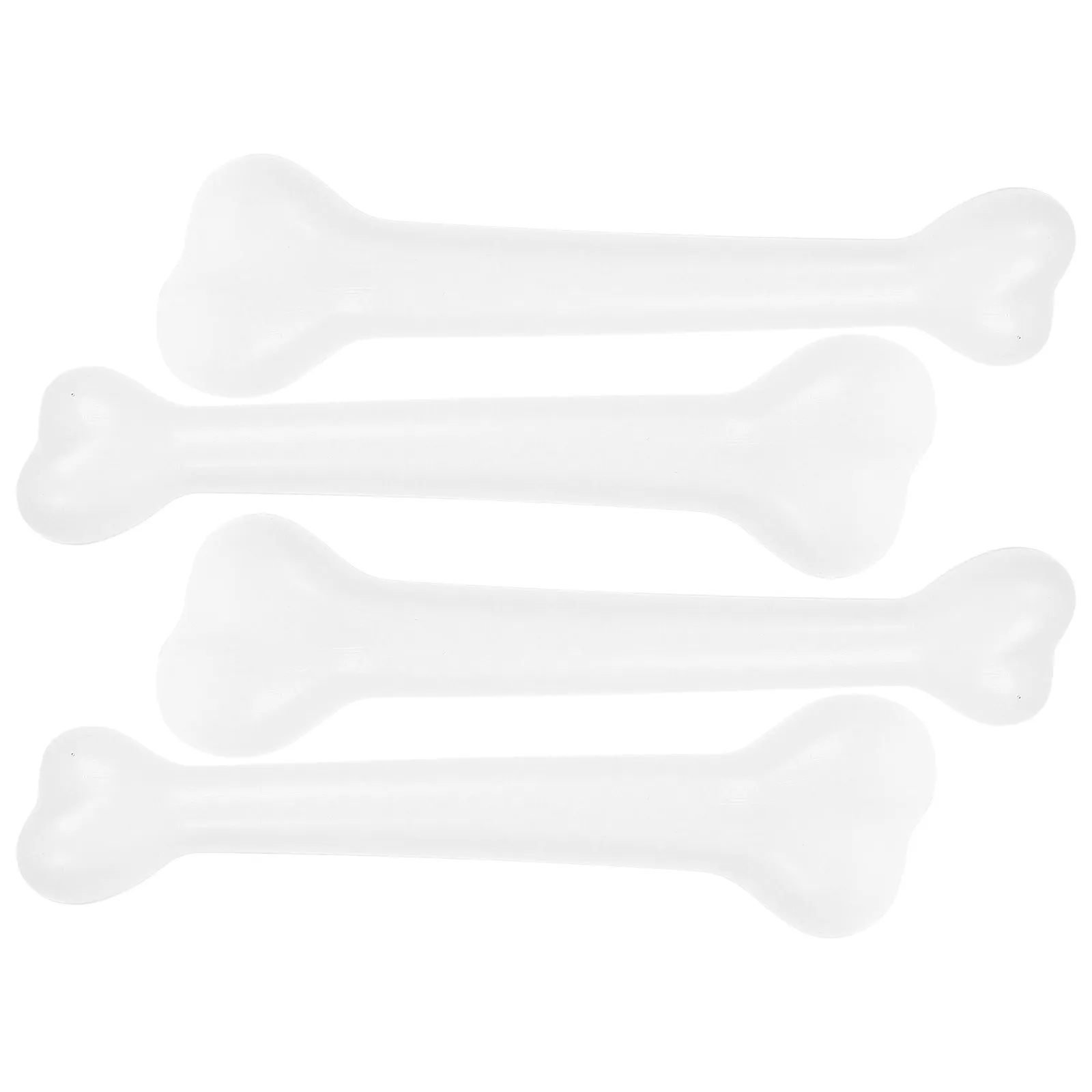 

4Pcs Vibrant Plastic Bones Costume Accessories for Dress Up Halloween Parties Kids Adults Simulative Human Decor