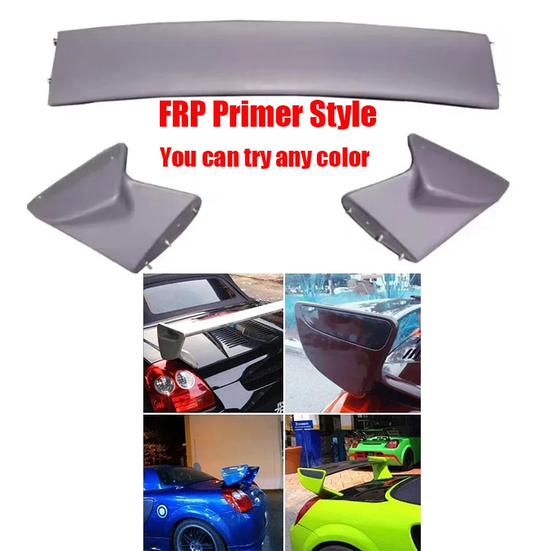 Real Carbon Fiber Rear Trunk Spoilers Wing For Toyota MRS MR2 ZW30 2000-2006 Car Styling Boot Lid Lip Tails Accessories