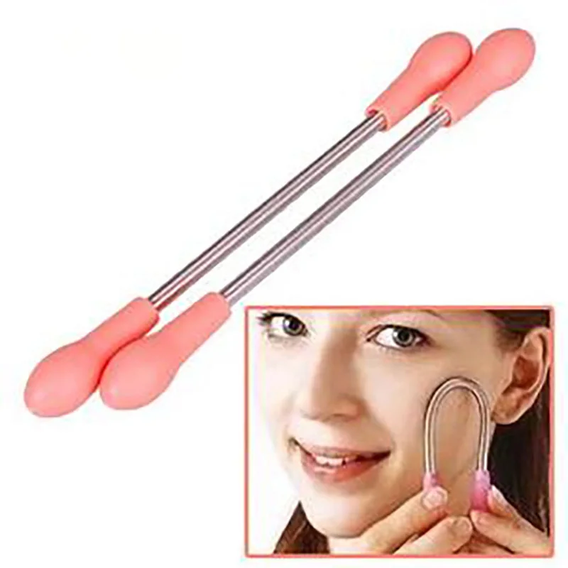 1Pc Ladies แบบพกพา Facial Hair Remover Sticks ด้วยตนเองฤดูใบไม้ผลิเครื่องกำจัดขน Stick Mini Beauty Hair Remover เครื่องมือ