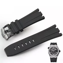 For AP Audemars and Piguet 15703 Royal Oak Offshore Series Waterproof Rubber Silicone Watch Strap 28mm Watch Accessories Men