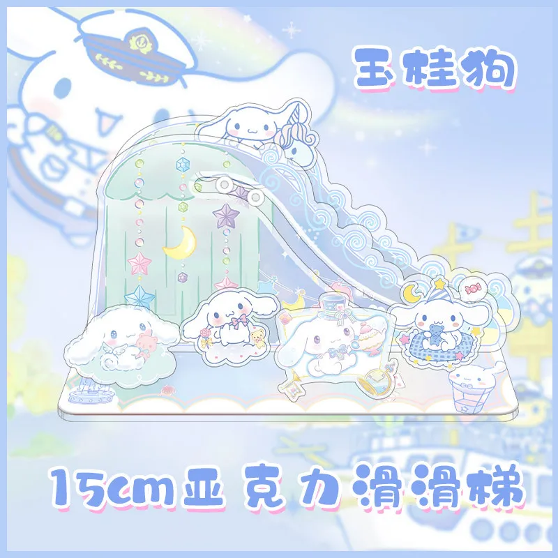 Cute Sanrio Anime Acrylic Slide Kuromi MyMelody Era Youth Group Acrylic Standing Card Decoration - Image 4