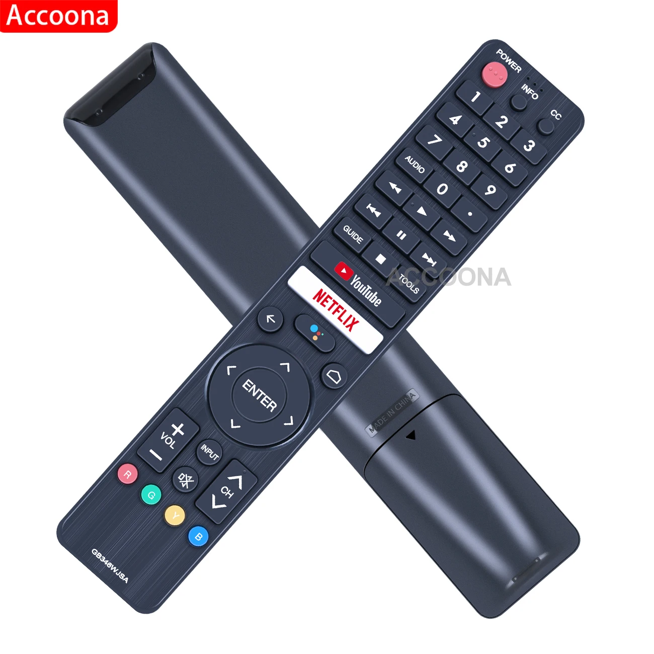 New GB346WJSA Remote Control For Sharp Aquos Smart LED TV GB336WJSA 2T-C50BG1I without voice