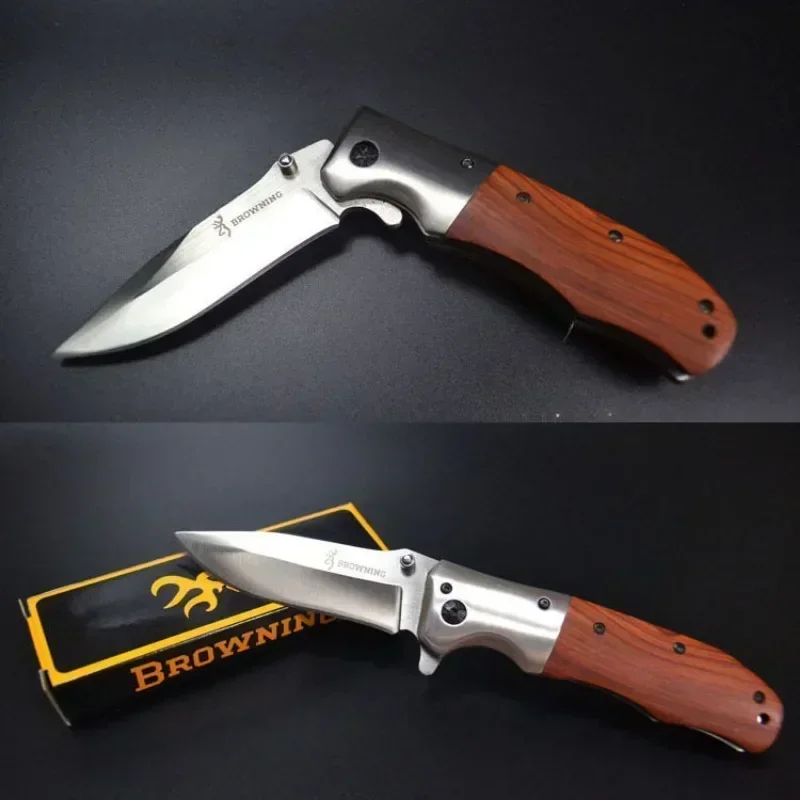 DA51 Steel Folding Pocket Knife for Men High Hardness Self Defense Military Tactical Outdoor Survival Pocket Knives for Hunting