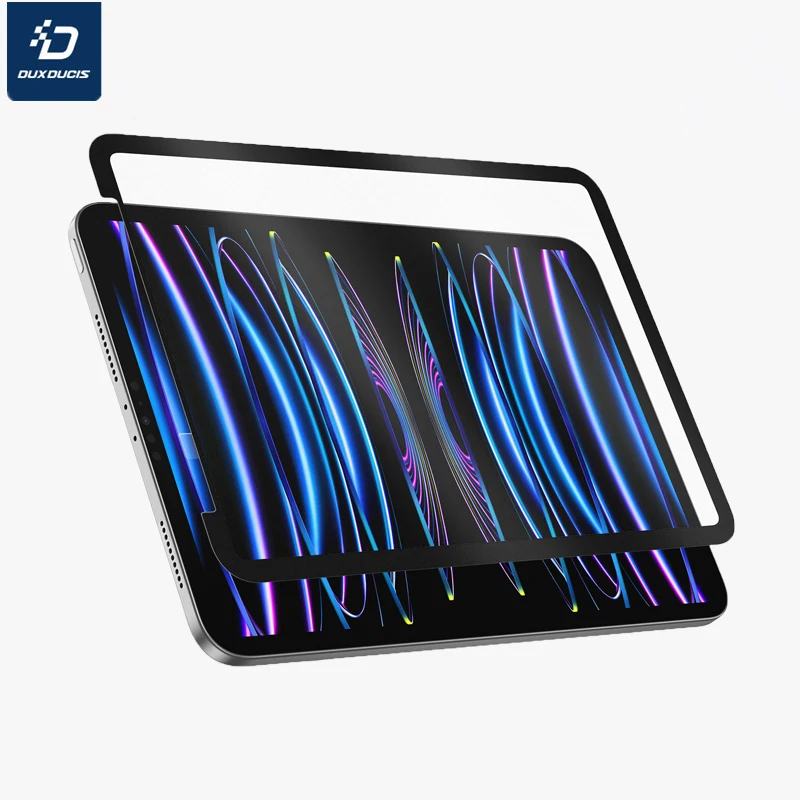 Съемная круглая пленка для iPad Pro 12,9 (2021) DUX DUCIS, моющаяся, устойчивая, без закручивания краев, защита экрана