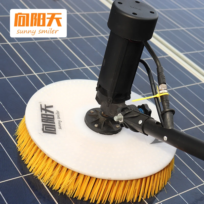 Portable High Efficiency Solar Panel Cleaning Brush Solar Panel Automatic Cleaning Brush Machine