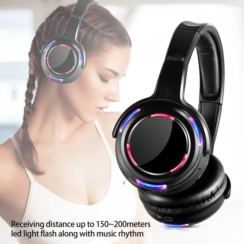 Silent Disco Hoàn Chỉnh Đèn Led Không Dây Tai Nghe-Tai Nghe Êm Clubbing Đảng Lưng (20 Tai Nghe + 3 Thiết Bị Phát)
