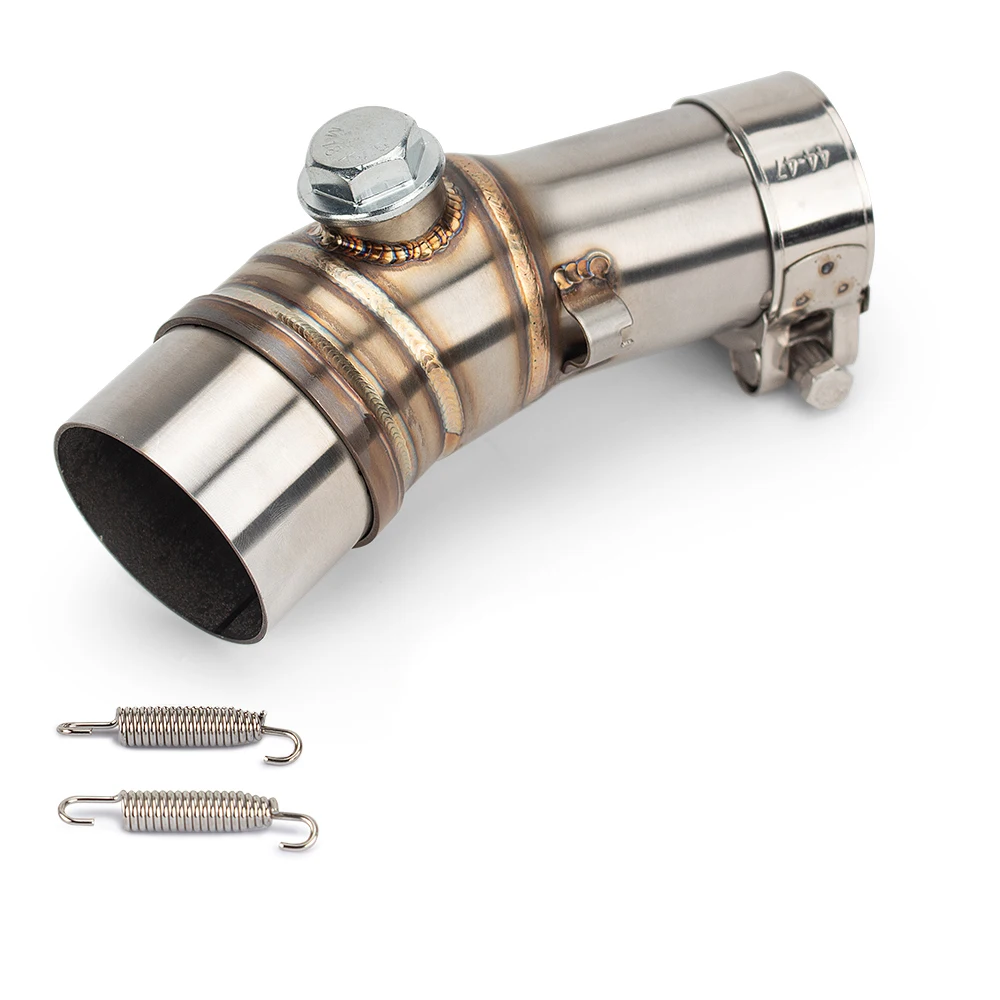 ER6F Exhaust Middle Link Pipe for Kawasaki ER6N ER6F 2006-2022 51MM interface Motorcycle Exhaust Pipe Sports Street Bike Kit view 5