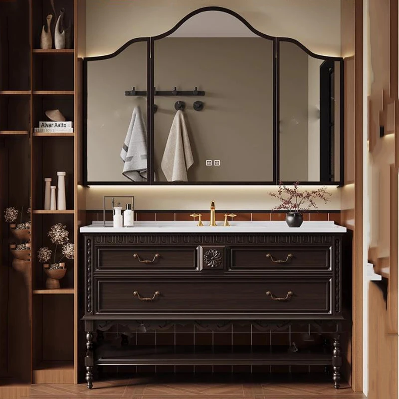 Modern Wardrobes Bathroom Cabinet Mirror Organizer Dressers Storage Perfume Cupboard Shelves Sink Archivadores Hotel Furniture