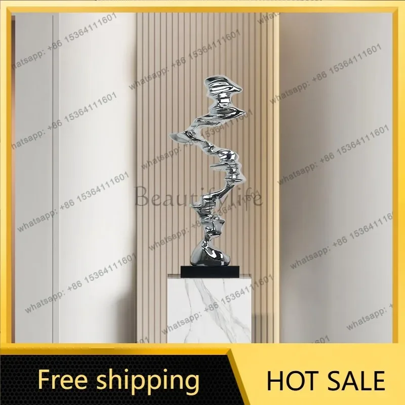 Entry entrance decorative ornaments living room light luxury hotel floor art sculpture