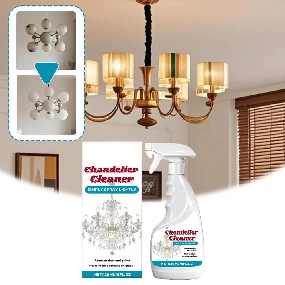 

Спрей для чистки хрустальных люстр: формула без разводов для удаления пыли и жира с стеклянных светильников