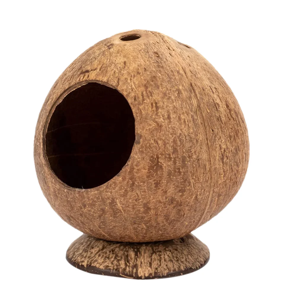 

Hamster Nest Bite Resistant Toy Small Pet Rabbit Sleeping House Cage Adornment Coconut Rest