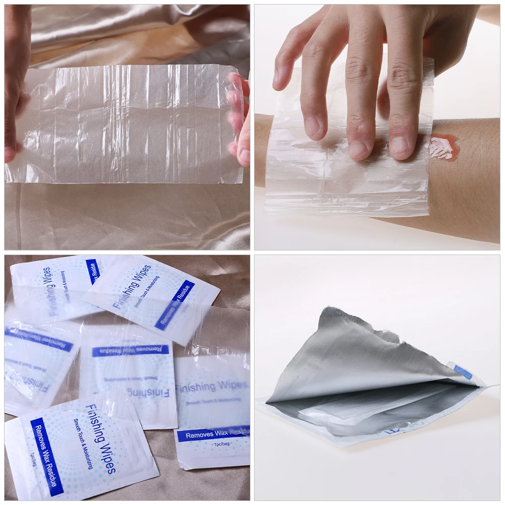 

20 Pcs Wax Cleaning Wipes Gentle Formula Remove Residue Suitable All Skin Types Body Wax Salon Supplies Finishing