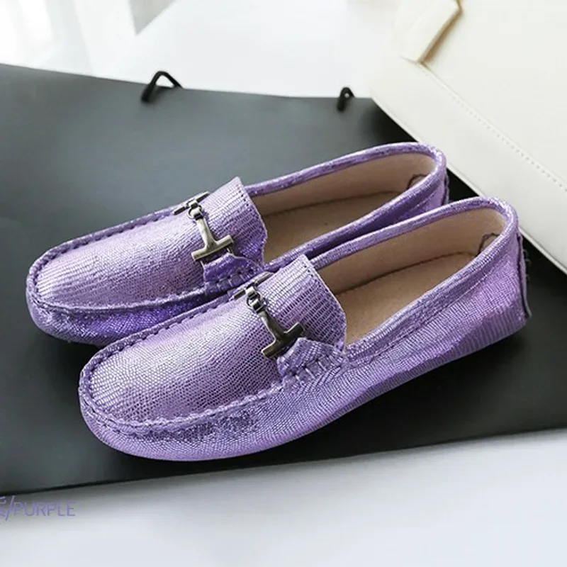 Shoes Women 2024 New women genuine Leather flats casual female Moccasins Spring Summer lady loafers Women Driving Shoes