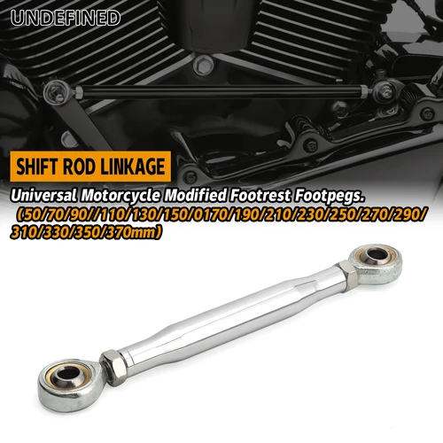 Imagen 2 del producto Varilla de palanca de cambios de motocicleta, 50mm-370mm, para Harley, Yamaha, Kawasaki, Honda, Suzuki, Aprilia, Benelli, BMW, Buell, Ducati, Universal