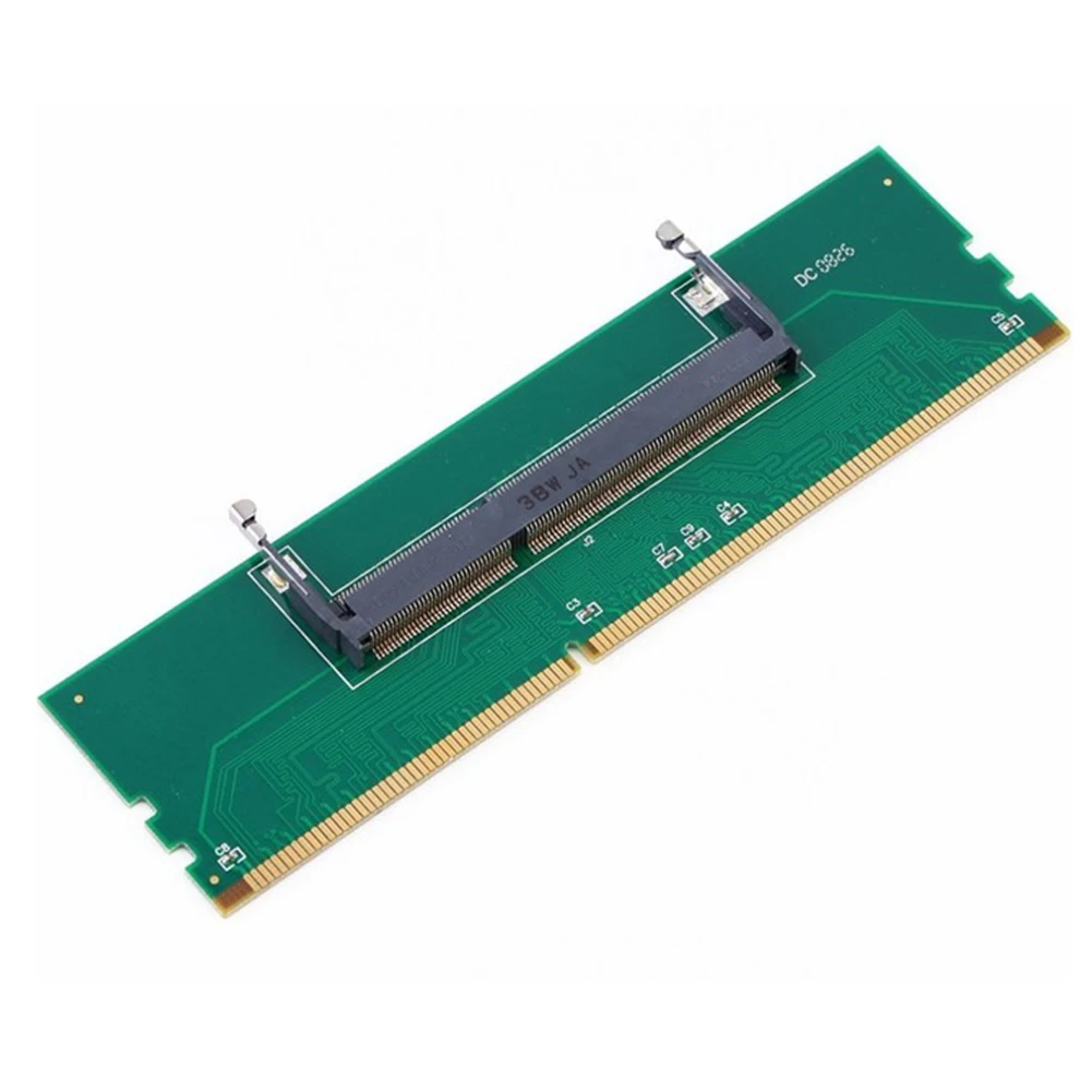 Adapter DDR3 Laptop SODIMM na Desktop DIMM RAM Karta Rozszerzeń Pamięci PC Złącze Pamięci Interfejs 204-Pin