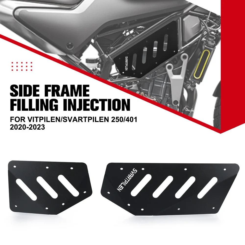 

Motorcycle Accessories Side Frame Panel Decorative Covers Set For Husqvarna Vitpilen/Svartpilen 250/401 2020-2021-2022-2023