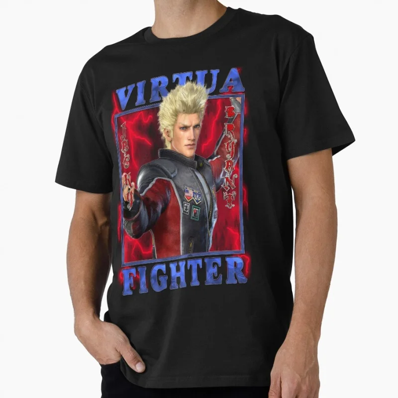 

Indy car racer Jacky Bryant VF Retro Arcade Game Virtua Fighter Gift T shirt Unisex Gamer Tee Video game Graphic clothes S-6XL