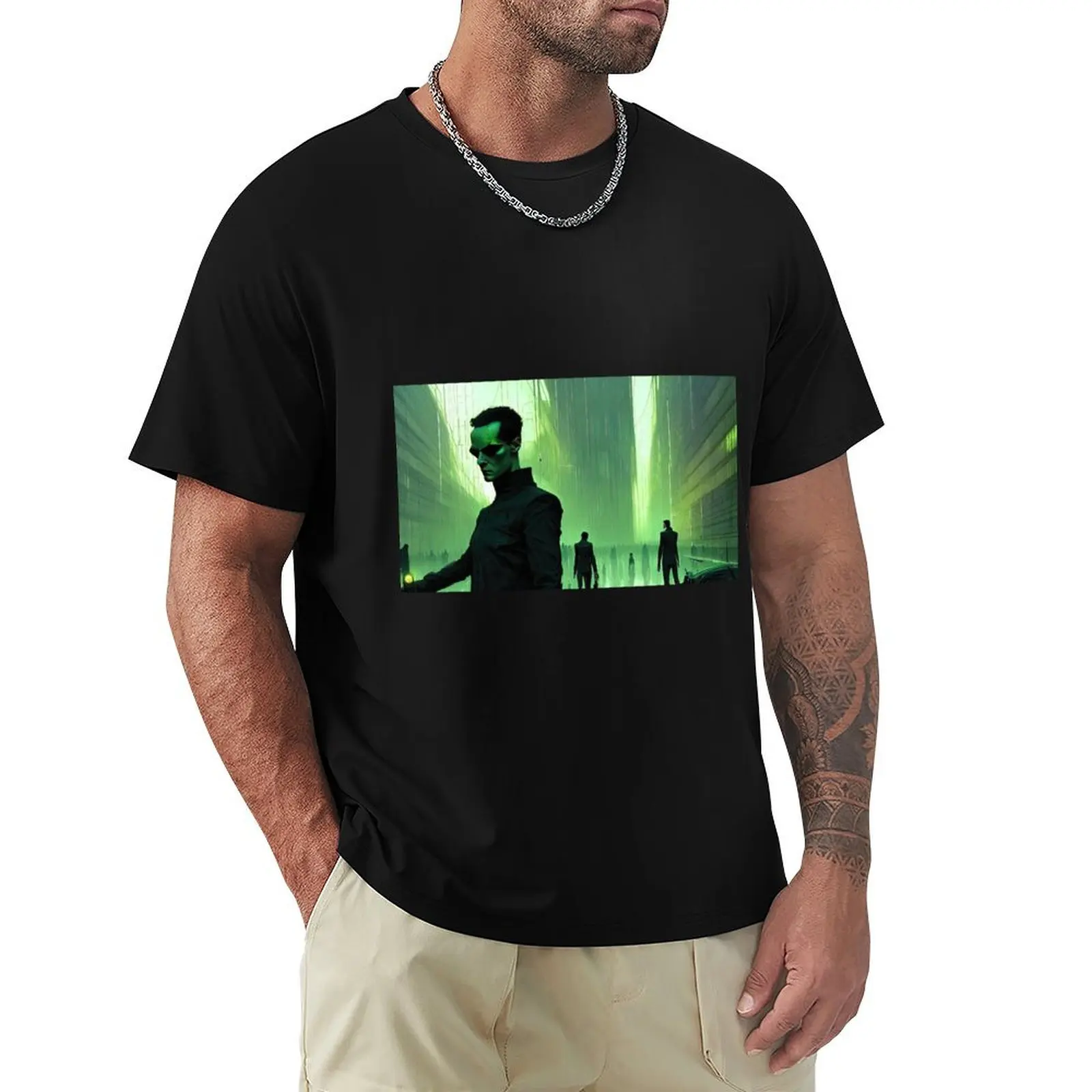 

Enter the Matrix T-Shirt Minimal Art Print T-Shirt