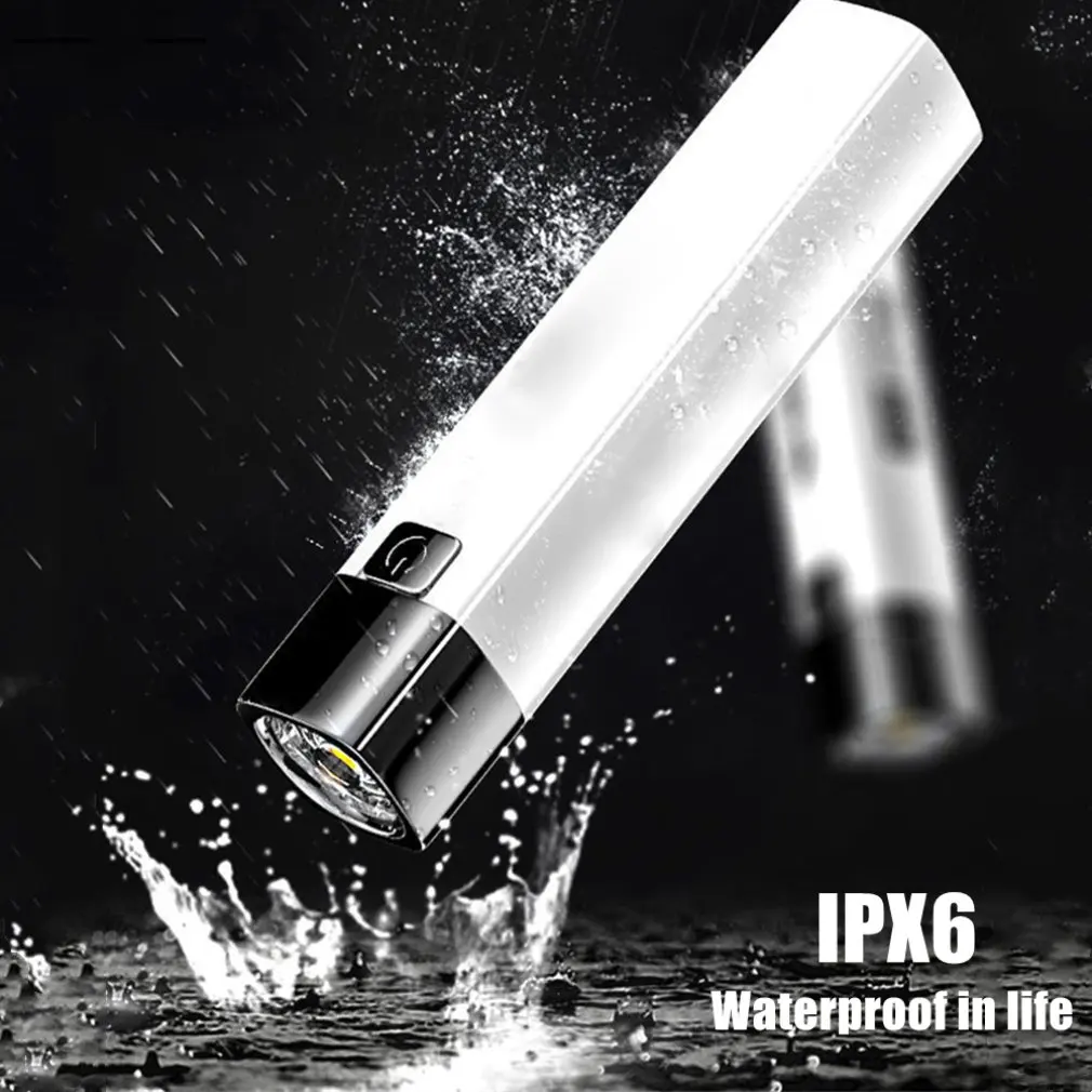 Outdoor Solar Powered LED Flashlight Newest Torch Light USB Rechargeable Mini Portable Outdoor Lighting For Home Use