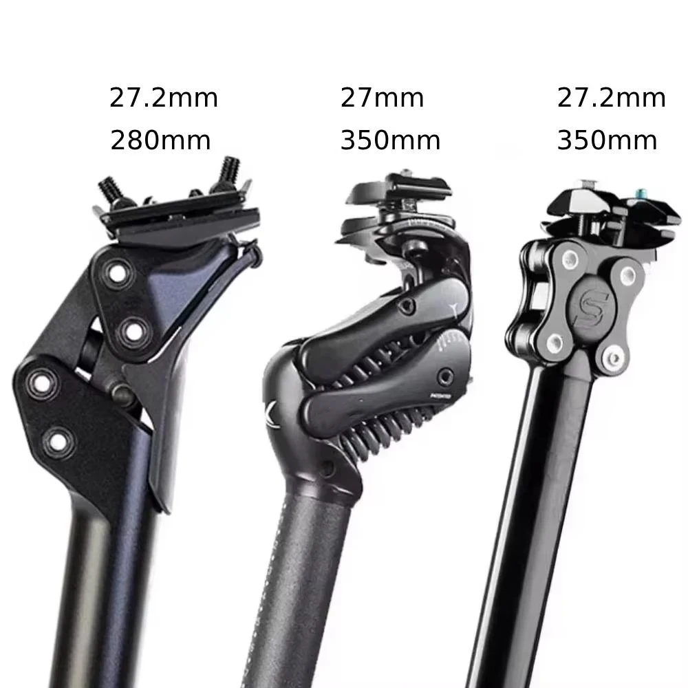 

Suspension Seatpost for Bicycles, Shock-Absorber Bike Seat Post for Road, Gravel, Hybrid, and E-Bikes