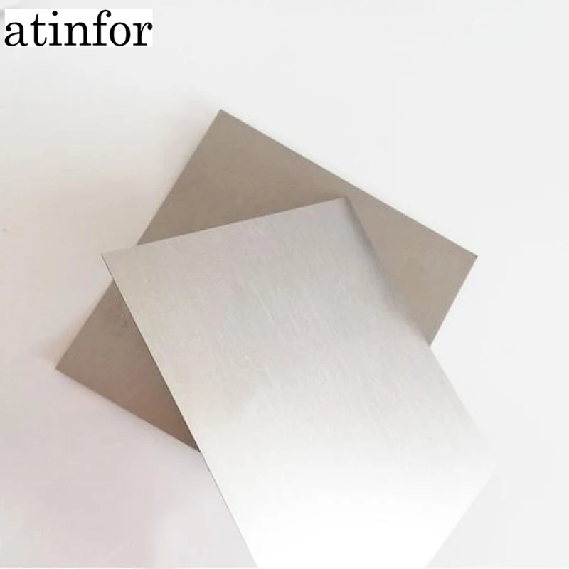 atinfor Customized high-purity metal tungsten sheets  W ≥ 99.99/dedicated for scientific research experiments/ultra-thin 0.05mm-