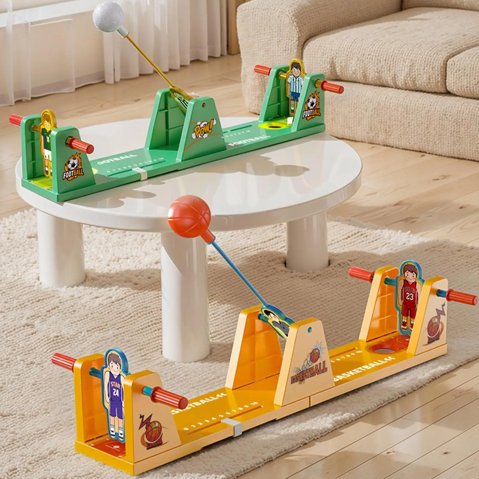 أحدث لعبة سطح المكتب للأطفال لعام 2026-كرة سلة بأطراف الأصابع 2 لاعب ألعاب الدماغ لوحة ألعاب طاولة كرة السلة بأطراف الأصابع هدية #3