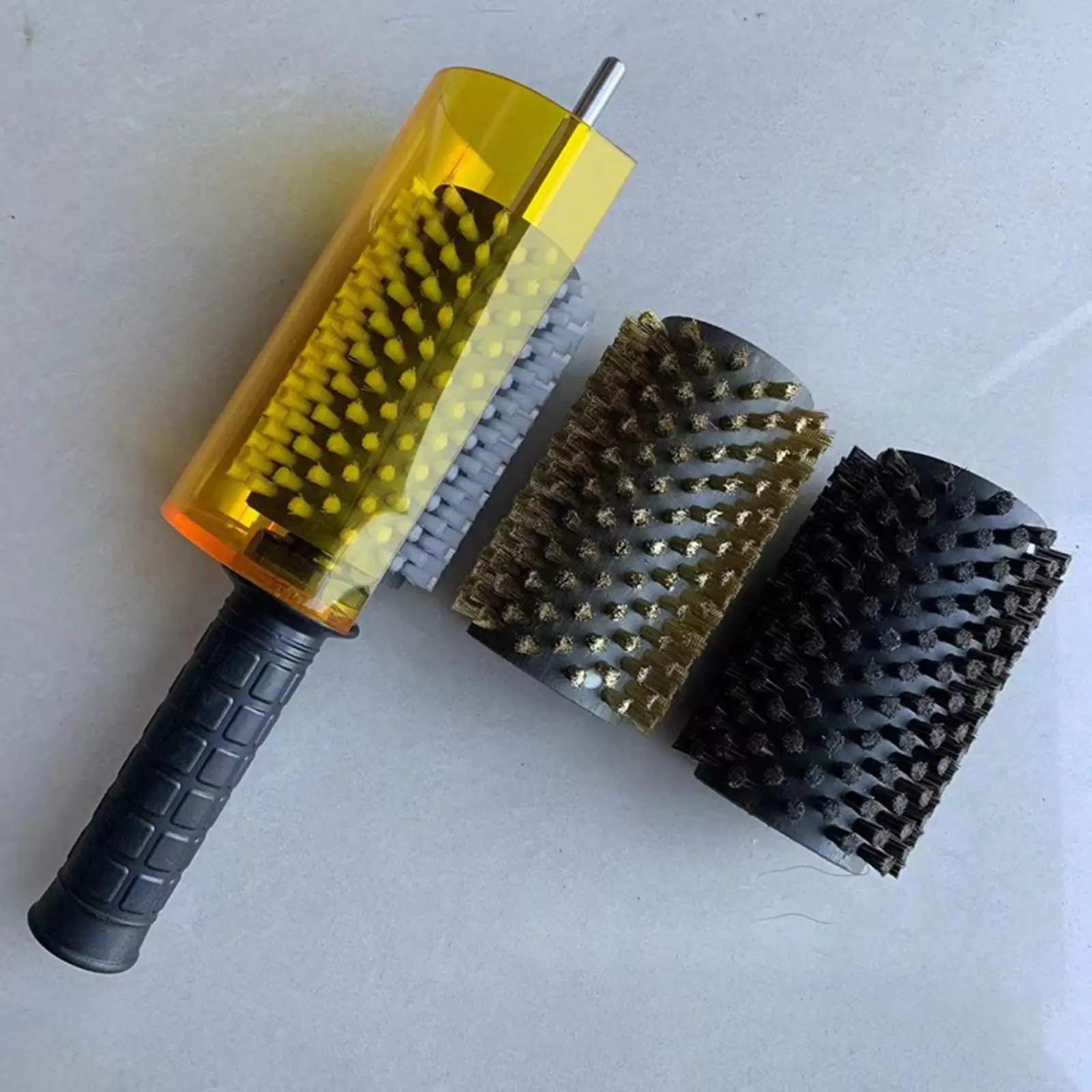 

Ski Board Waxing Kit Nylon Copper Wire Horsehair Cork Brush Polishing Set for Ski Equipment Maintenance