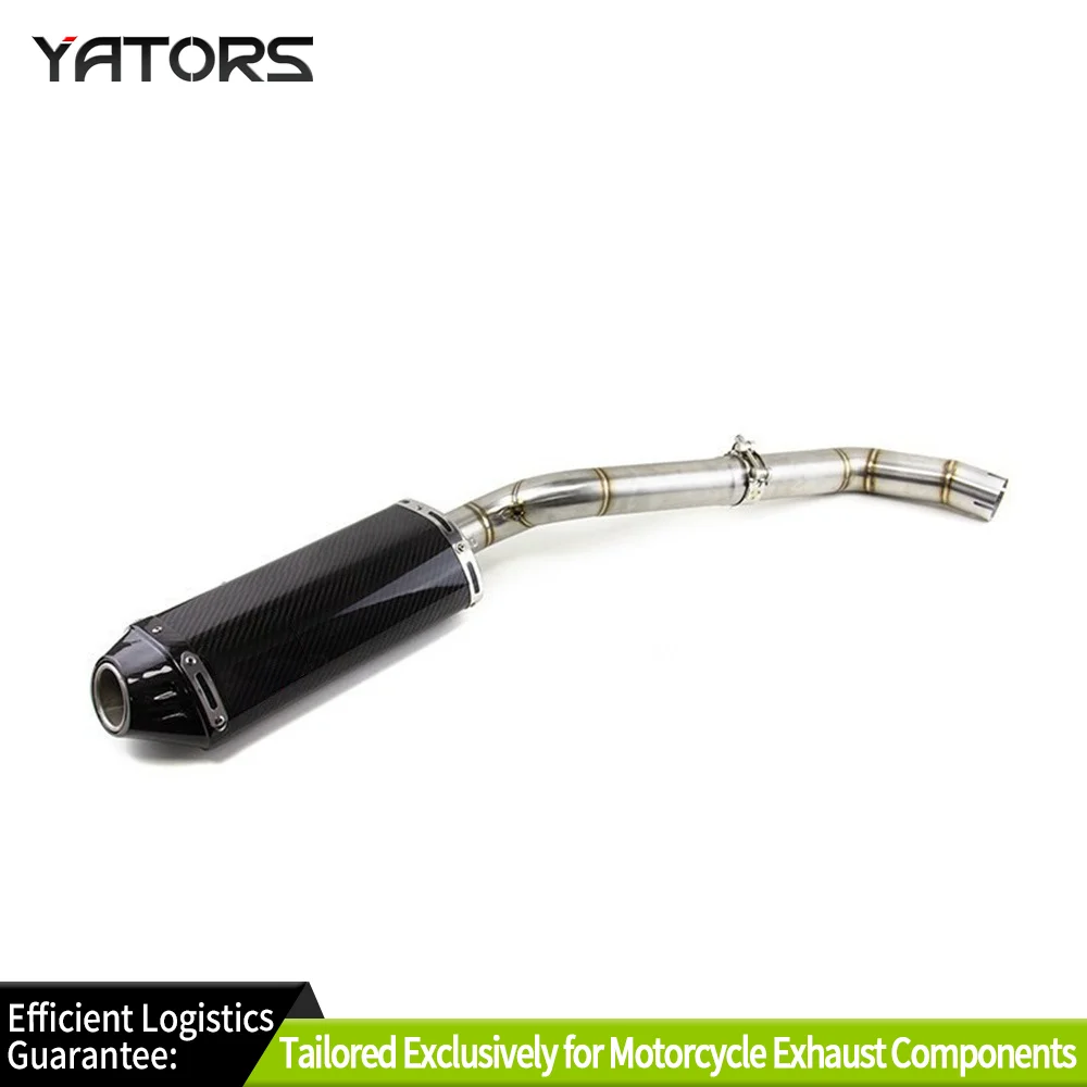 Exhaust Systems For Honda CBR600RR F5 2005-2024 Exhaust System Kit Mid Link Pipe Carbon Muffler Exhausts Pipes