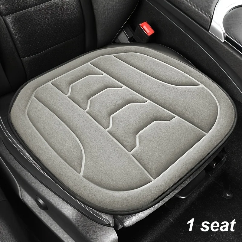 Four-Season Universal Car Seat Cushion, One-Piece Molded Ultra-Thin Pad, Breathable & Non-Slip