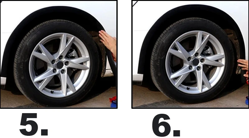 1,5 M Universal Auto Kotflügel Auto Rad Bögen Flügel Expander Arch Augenbraue Anti-kollision Streifen Kotflügel Schutz Abdeckung Dekoration – Detail 12