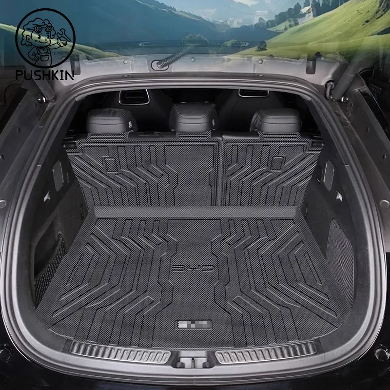 Tailored Boot Liner Tray For BYD Sea lion 07 Sealion 7 2024 2025 Car Rear Trunk Cargo Mat Sheet Carpet Mud Protector Waterproof