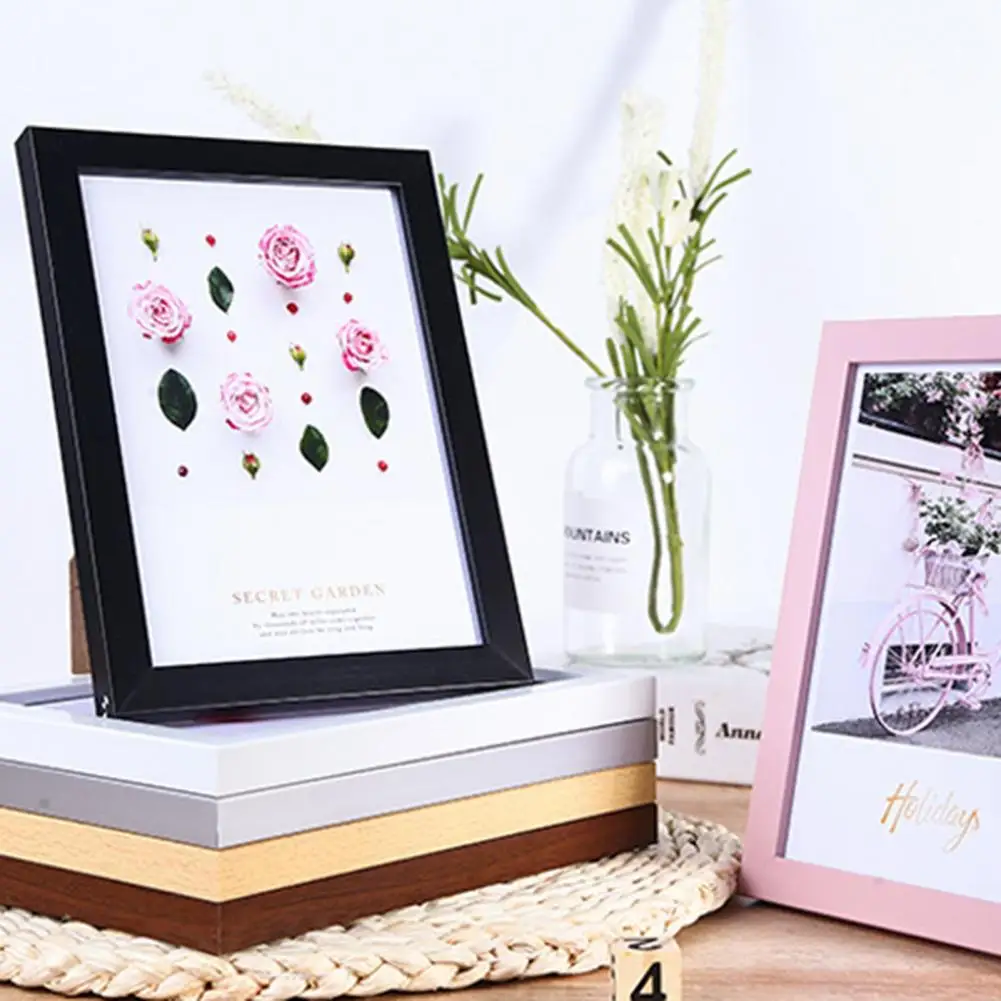 1 Set 5 Inch Photo Frame Patchwork Decorative Foam Wall Hanging Photo Display Frame Pictures Frame Photo Decor Household Supply