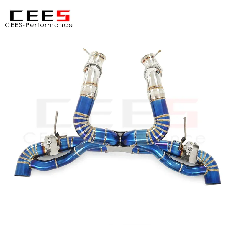 CEES Catback Exhaust System For Mclaren GT 4.0T 2019-2023 Titanium Performance Exhaust valve  Exhaust Pipe Muffler