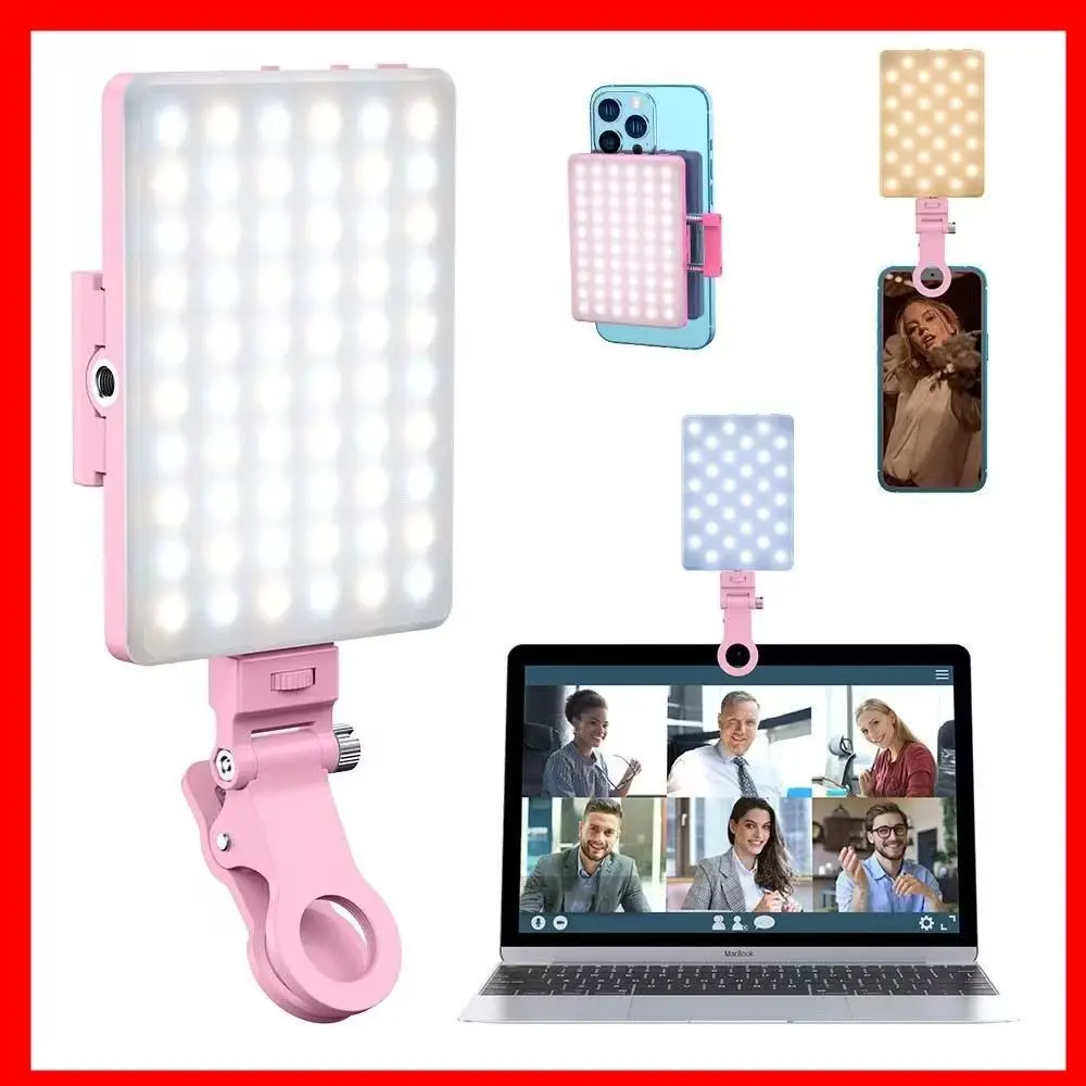 Mobile Phone Camera Light Vl60 Computer Live Streaming Pocket Video Conference Portable Mini Pocket Light For Indoor And Outdoor