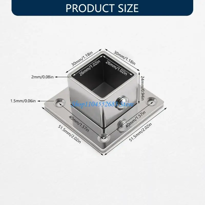 

Y6GD Resistant Universal Flange Bracket Heavy Duty Clothes Rod For Side Mounted