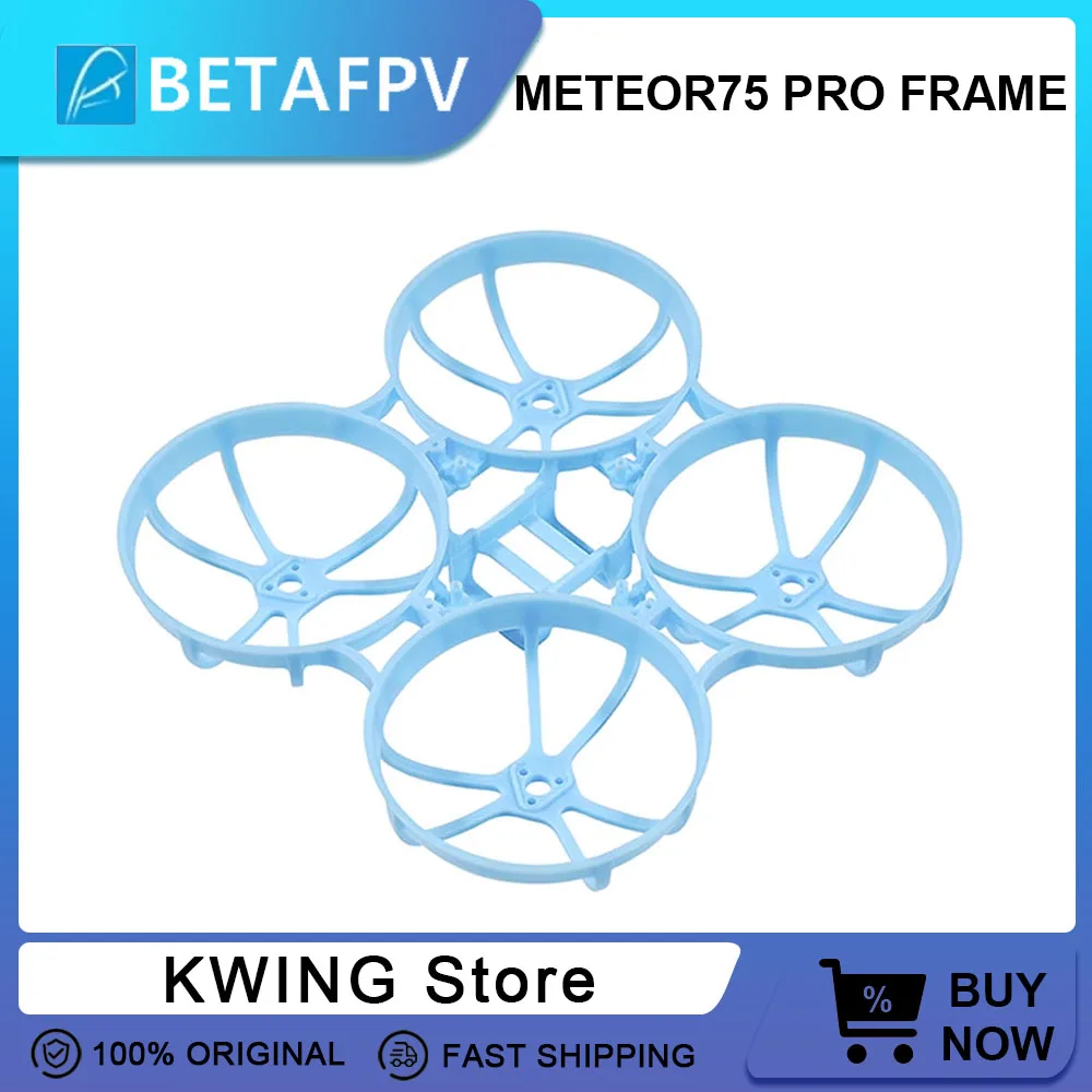 BETAFPV Meteor75 Pro FPV Frame 1S Micro Brushless Whoop Meteor 75 Pro FPV RC Quadcopter Frame Canopy For O4 Air Unit Camera