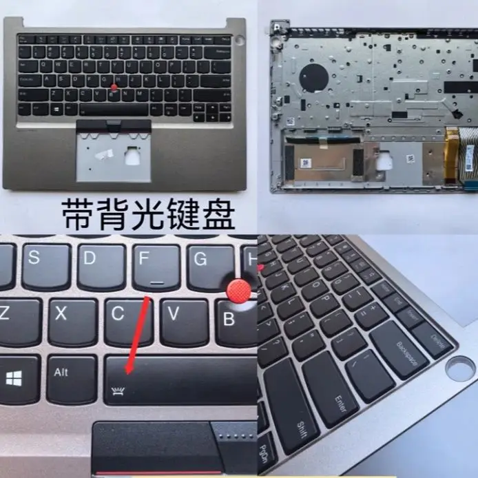 

Новый чехол для упора для рук ноутбука с подсветкой в США и клавиатурой для lenovo E14 R14 gen1