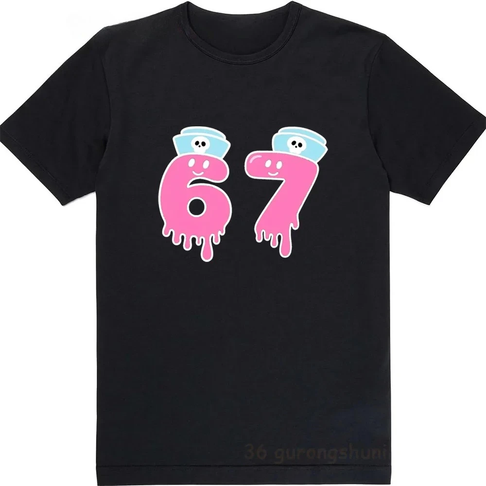 

67 Six Seven Funny Italian Brainrot Fashion Parent-child Wear Gaming Meme T-Shirt Y2k Gamer Gen Alpha Slang Saying Novelty Tops