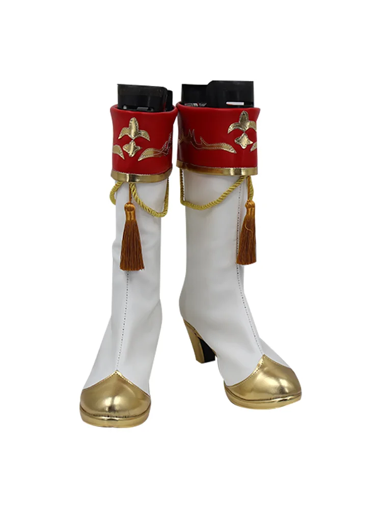 Pretty Derby Kitasan Preto Cosplay Sapatos Botas Halloween Anime Cosplay Sapatos