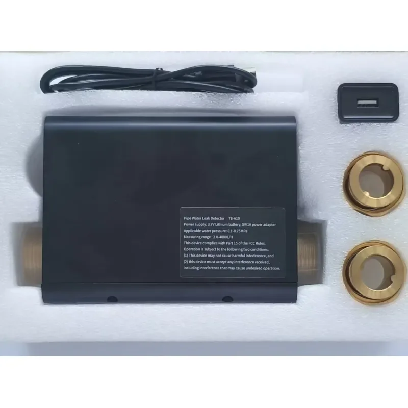 Smart Water Leakage Ultrasonic Sensor for Whole House Pipe System APP Remote Control Avoiding Flood & Water Leak