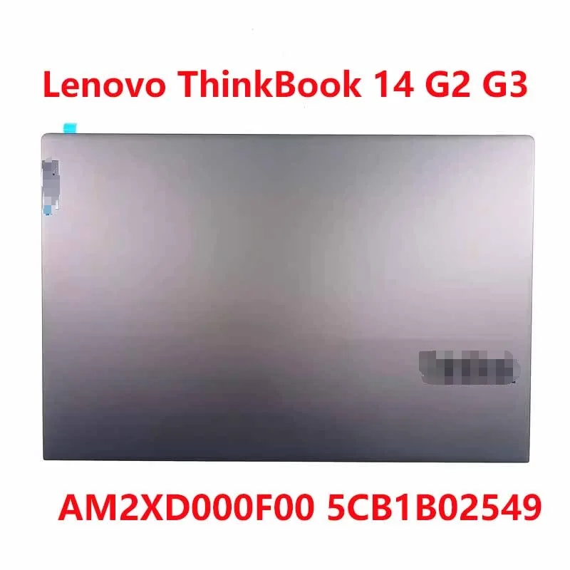 Capa de capa traseira para laptop para Lenovo, ThinkBook 14, G2, G3, AM2XD000F00, 5CB1B02549, 5CB1K18593, Novo