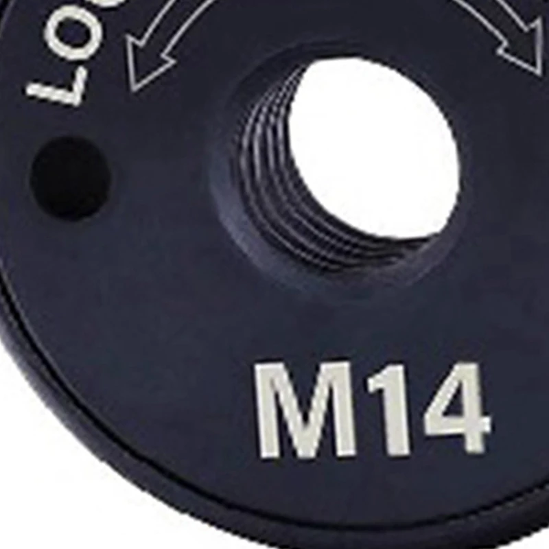 4 ชิ้น M14 เครื่องบดมุมล็อค Nut, เปลี่ยนแผ่นหนีบสําหรับยึดแผ่นตัดล้อ Abrasive Disc-AT64